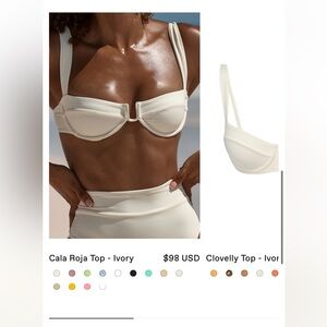 Monday swim. Size medium, ivory